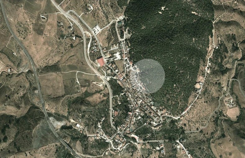 Situación en el término municipal