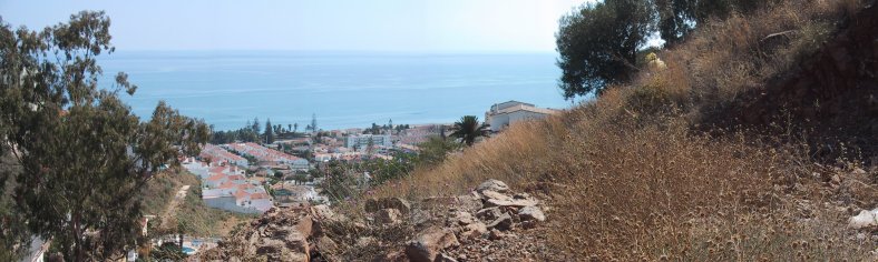 El solar inicial. Vistas al sur