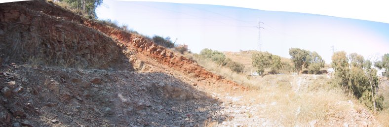 El solar inicial. Vistas al norte