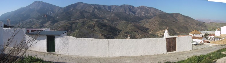 La Sierra de Alcaparaín desde el solar