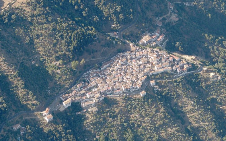 Vista aérea general del núcleo