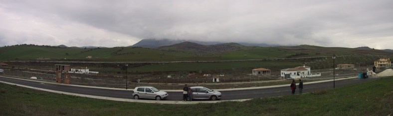 Vistas desde la parcela hacia el norte