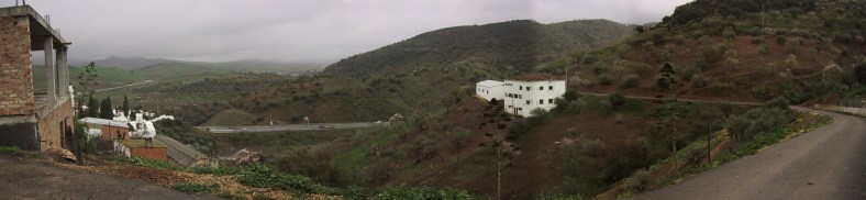 Vistas desde el solar hacía el norte