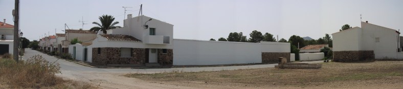 Panorámica del solar desde el oeste