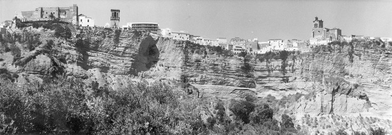 Panorámica de Arcos sobre la Peña Nueva
