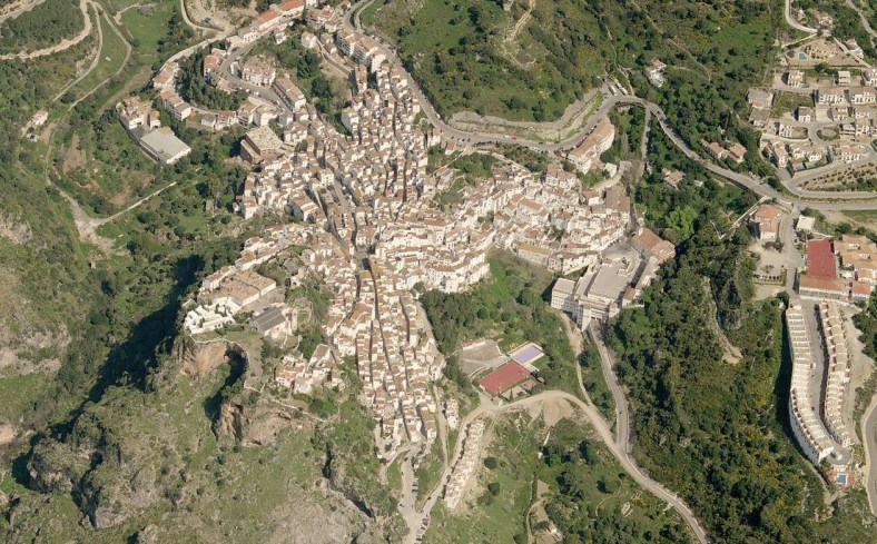 Vista áerea general del núcleo